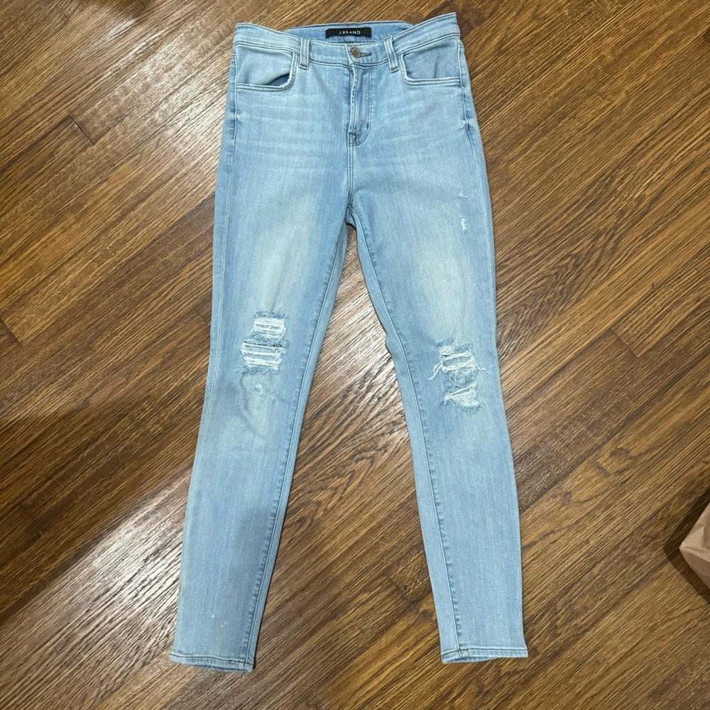 J Brand Alana High Rise Crop Skinny Jean